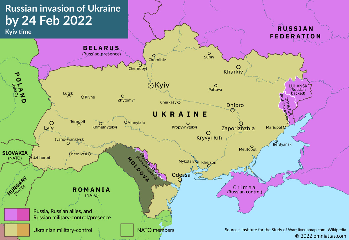 Ukraine 23 Feb 2022