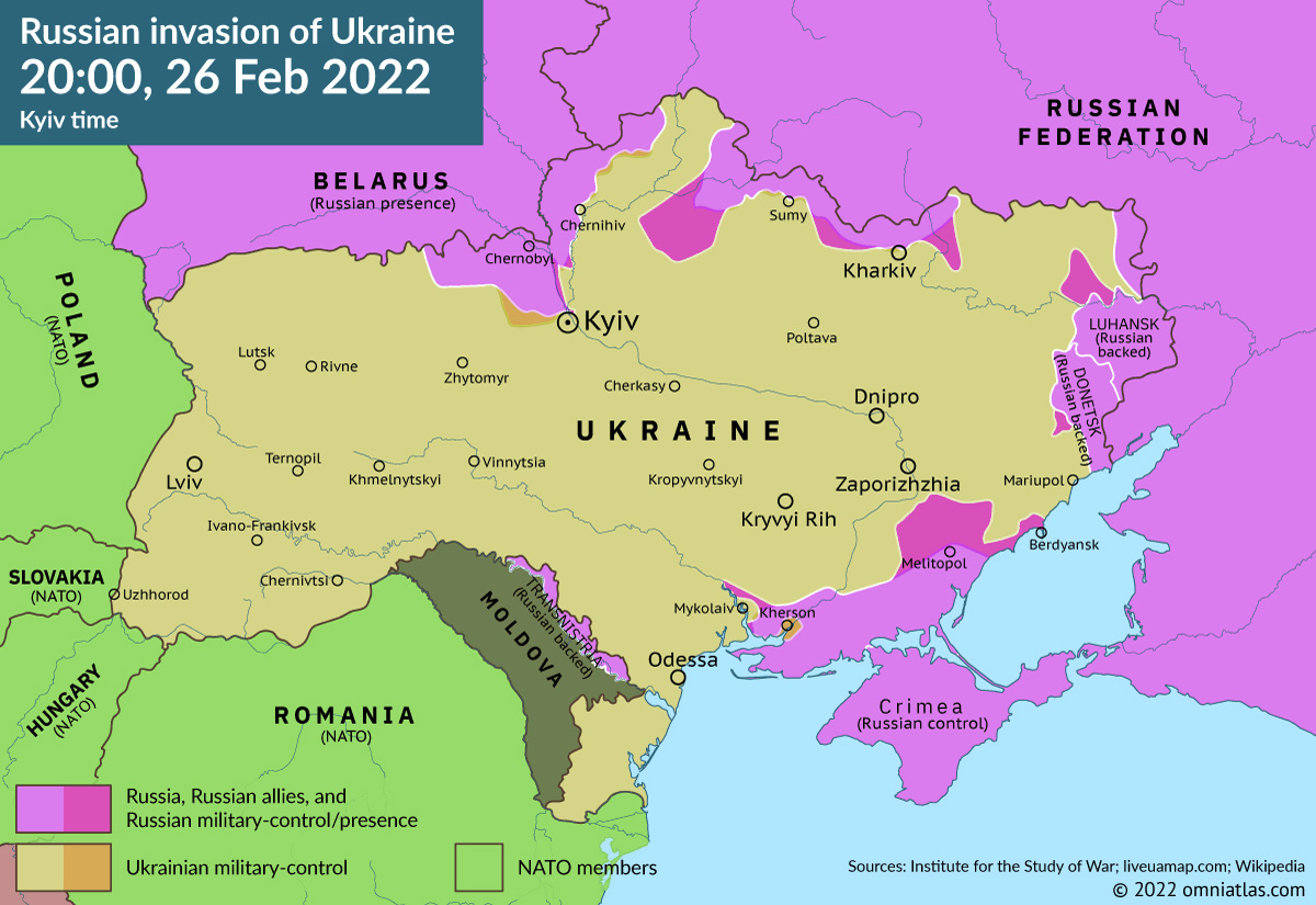Ukraine 26 Feb 2022