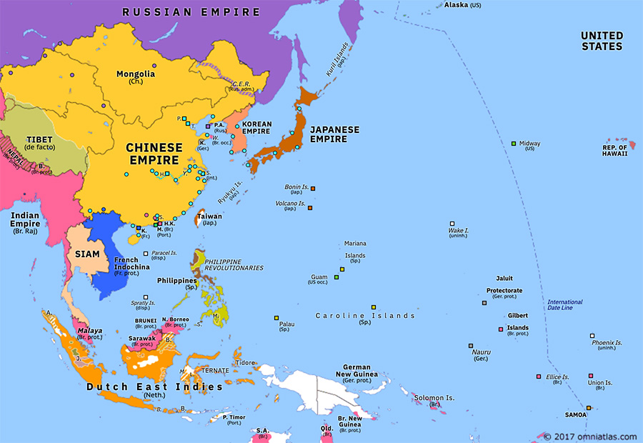 Spanish-American War Historical Atlas of Asia Pacific 30 June