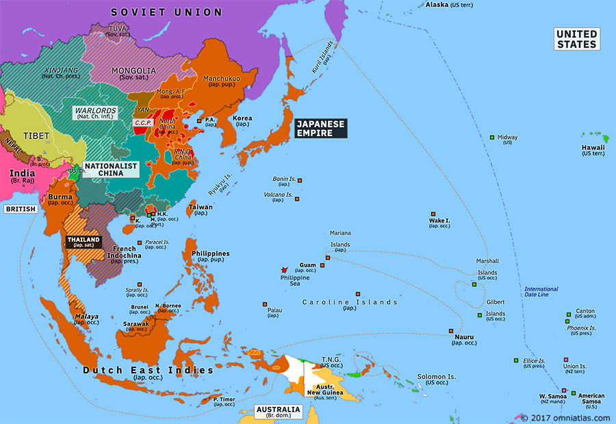 Philippine Sea On World Map