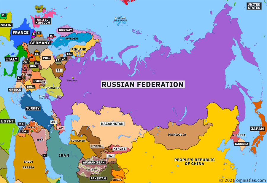 Northern Eurasia Today | Historical Atlas of Northern Eurasia (15 January  2022) | Omniatlas