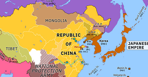 China's Warlord Era Begins | Historical Atlas of Asia Pacific (6 June ...