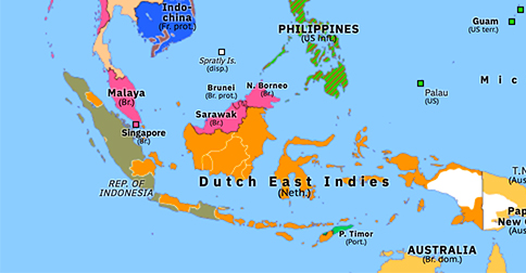 Indonesian War of Independence Historical Atlas of Asia  