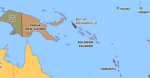 Bougainville Conflict | Historical Atlas of Australasia (17 May 1990 ...