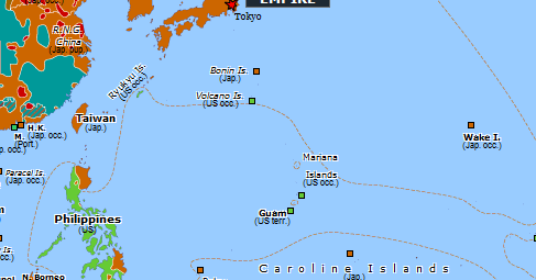 Iwo Jima On World Map Battles of Iwo Jima and Okinawa | Historical Atlas of Asia Pacific 