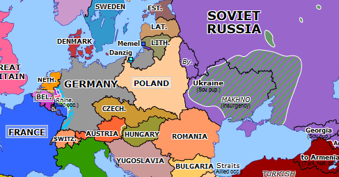 Europe19210320 Limits Of Soviet Expansion 