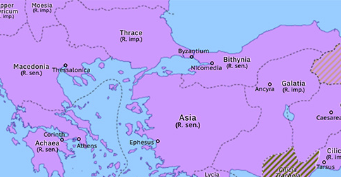 Claudius’ consolidation in the East