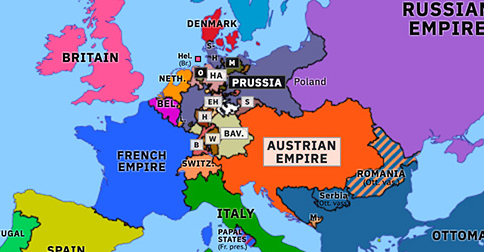 prussia on world map