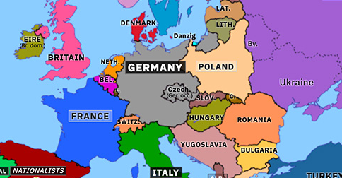 Czechoslovakia On World Map End Of Czechoslovakia | Historical Atlas Of Europe (15 March 1939) |  Omniatlas