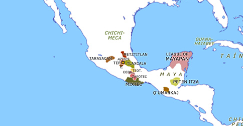 Tepanec War | Historical Atlas of North America (1427) | Omniatlas