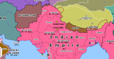 Government of India Act | Historical Atlas of Southern Asia (1 April ...