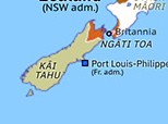 Historical Atlas of Australasia 1840: Colony of New Zealand