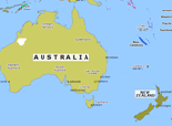 Historical Atlas of Australasia 1951: ANZUS