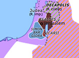 Historical Atlas of Eastern Mediterranean 69: Simon bar Giora