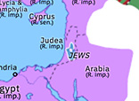 Historical Atlas of Europe 132: Bar Kokhba Revolt