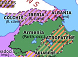 Historical Atlas of Europe 161: Vologases IV’s Conquest of Armenia