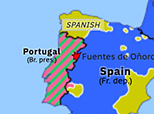 Historical Atlas of Europe 1811: Battle of Fuentes de Oñoro