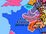 Europe 1814: Treaty of Fontainebleau