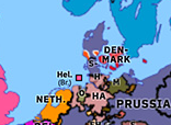 Historical Atlas of Europe 1864: Second Schleswig War