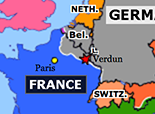 Historical Atlas of Europe 1916: Battle of Verdun