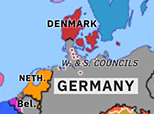 Historical Atlas of Europe 1918: German Revolution