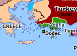 Historical Atlas of Europe 1920: Treaty of Sevres
