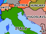 Historical Atlas of Europe 1920: Treaty of Rapallo