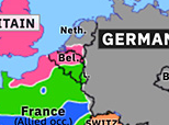 Historical Atlas of Europe 1944: Advance on the Rhine