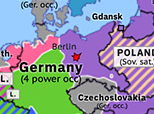 Historical Atlas of Europe 1945: Fall of Berlin