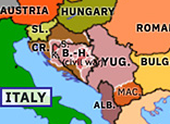 Historical Atlas of Europe 1992: Bosnian War