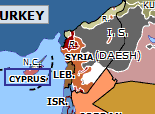 Historical Atlas of Europe 2015: Syrian Civil War