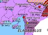 Historical Atlas of Europe 218: Macrinus and Elagabalus