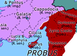 Historical Atlas of Europe 276: Probus vs Florian