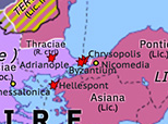 Historical Atlas of Europe 324: Battle of Chrysopolis