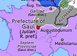 Historical Atlas of Europe 356: Julian’s Gallic Wars