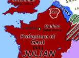 Historical Atlas of Europe 360: Usurpation of Julian