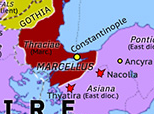 Historical Atlas of Europe 366: Usurpation of Marcellus