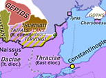 Historical Atlas of Europe 376: Hunnensturm