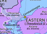 Historical Atlas of Europe 447: Attila’s invasion of Thrace