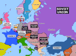 Historical Atlas of Europe 1955: Warsaw Pact