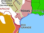 Historical Atlas of North America 1840: Comanche Wars