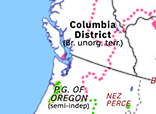 North America 1846: Oregon Treaty