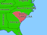 North America 1860: Secession of South Carolina