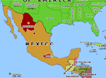 Historical Atlas of North America 1911: Mexican Revolution