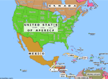 Historical Atlas of North America 1945: Victory in World War II