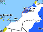 Historical Atlas of Northern Africa 1911: Agadir Crisis