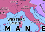 Northern Africa 395: Division of the Roman Empire