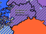 Historical Atlas of Northwest Europe 1813: Fall of Napoleonic Saxony