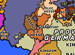 Historical Atlas of Northwest Europe 1848: Frankfurt Parliament