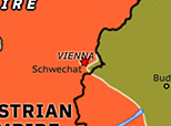 Historical Atlas of Northwest Europe 1848: Battle of Schwechat